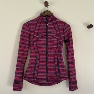 LULULEMON DEFINE JACKET SPACE DYE TWIST REGAL PLUM ALARMING SIZE 4
